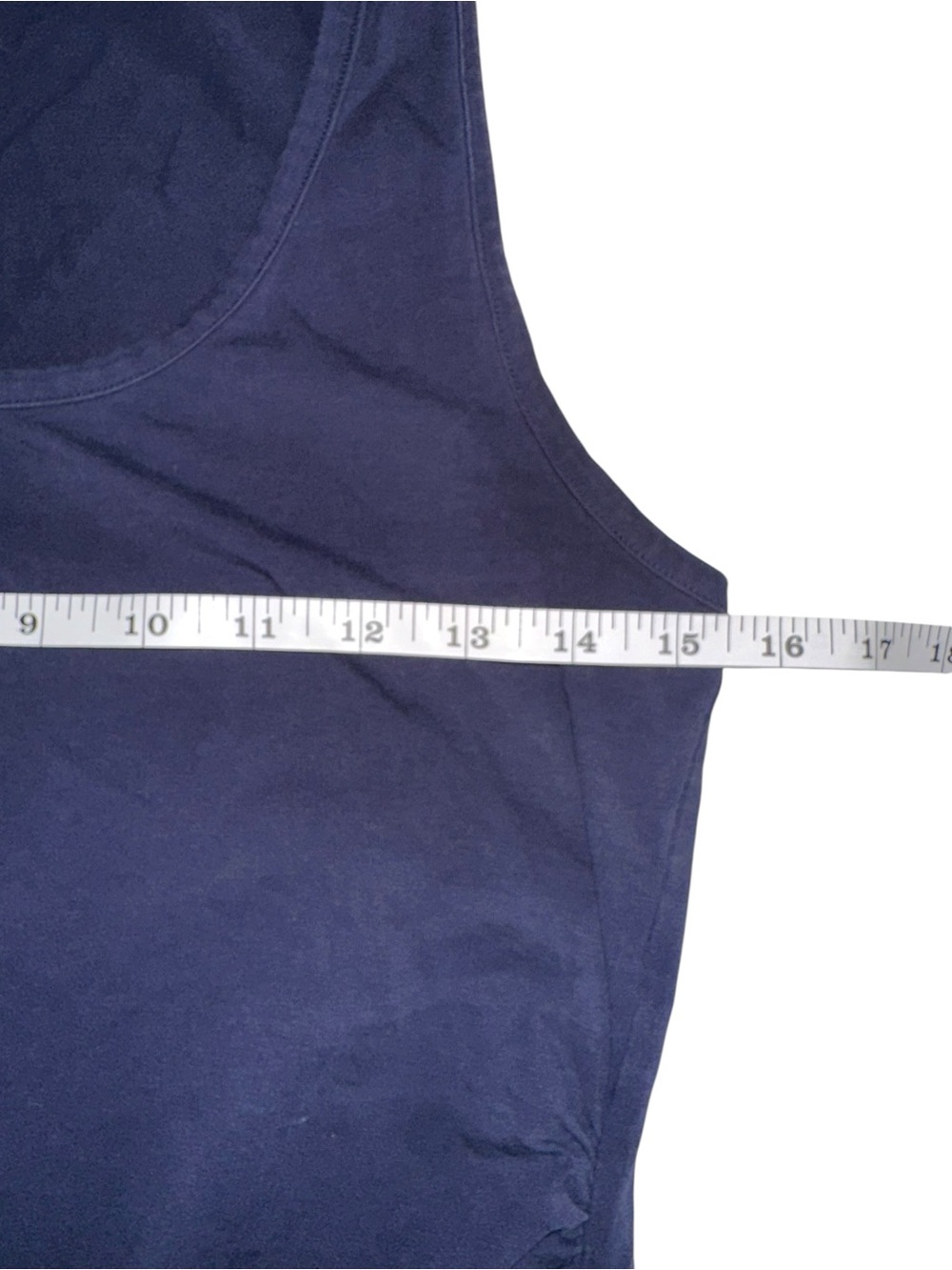 Pact Organic Cotton Sleeveless Navy Maternity Midi Tank Dress MEDIUM - Picture 6 of 6